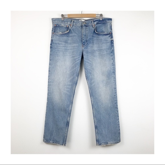 Zara The Truth Slim Jeans in Sky Blue Size 14 - Picture 6 of 14